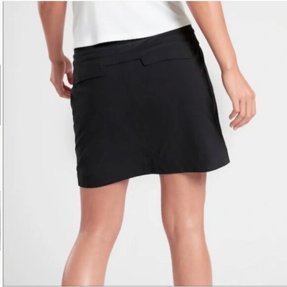 Athleta Soho Skort Black Exercise Walking Travel Errands Tennis Hiking Size 16 - Picture 2 of 8